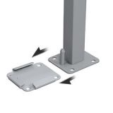 Podstawa słupka osłony tarasowej Mistral / Fen Grindi - 1