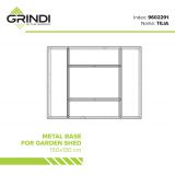 Stelaż pod domek metalowy Tilia Grindi - 2