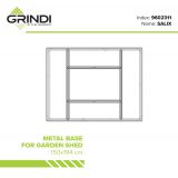 Stelaż pod domek metalowy Salix Grindi - 2