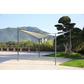 Ikaria Pergola STAL 350x350 szara Grindi - 8