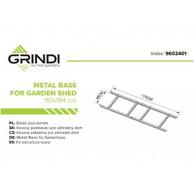 Stelaż pod domek metalowy Fiori I Grindi - 2