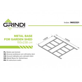 Stelaż pod domek metalowy Ribes Grindi - 3