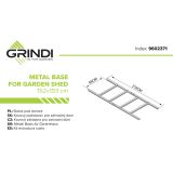 Stelaż pod domek metalowy Arbor I Grindi - 2