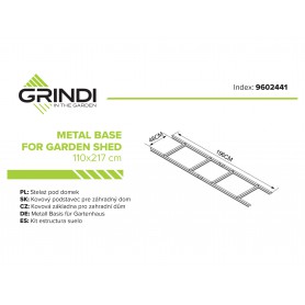 Stelaż pod domek metalowy Alnus Grindi - 2