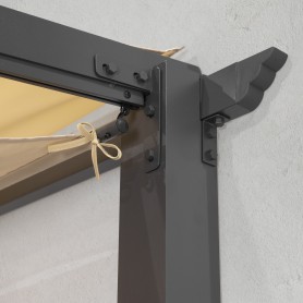 Keros Pergola ALU 290x296 szara Grindi - 13