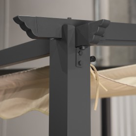 Keros Pergola ALU 290x296 szara Grindi - 5