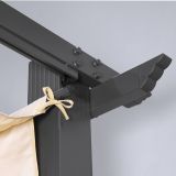 Milos II Pergola ALU 300x400 szara Grindi - 3