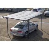 Wiata garażowa ALU 505x300x220 szara - Tilos II Grindi - 6