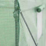 Szklarnia ogrodowa domek - 200x200x220 - Canna III - zielona Grindi - 7