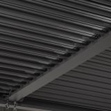 Pergola tarasowa, szara aluminiowa z otwieranym dachem - Kea I 3x4m Grindi - 3