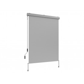 Roleta balkonowa, markiza 200x250 - Solano III, jasnoszara Grindi - 1