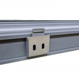 Roleta balkonowa, markiza 200x250 - Solano III, jasnoszara Grindi - 10