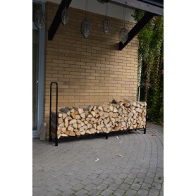 Stojak na drewno kominkowe 240x35,6x120 - Silvam II Grindi - 3