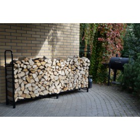 Stojak na drewno kominkowe 240x35,6x120 - Silvam II Grindi - 2