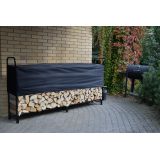 Wasserdichter Holzregalschutz Brennholzregal Silvam II- Kurz Grindi - 2