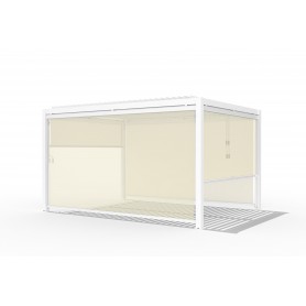 Roleta pionowa do pergoli Kea - beżowa Grindi - 1