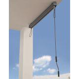 Roleta balkonowa, markiza 160x250 - Solano II, beżowa Grindi - 7