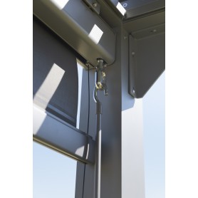 Roleta pionowa do pergoli Kea - szara Grindi - 2