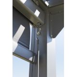 Roleta pionowa do pergoli Kea - szara Grindi - 2