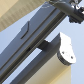 Roleta pionowa do pergoli Irda - beżowa Grindi - 1