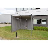 Roleta pionowa do pergoli Irda - szara Grindi - 4