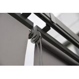 Roleta pionowa do pergoli Irda - szara Grindi - 1