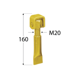 Zawias regulowany do muru - ZRM DMX - 2