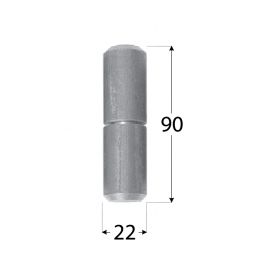 Zawias toczony z kulką - ZTK DMX - 12