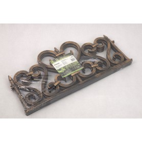 Płotek ogrodowy obrzeża, antyczny brąz 240x36,5 zestaw 4 szt - GOP 2 Grindi - 2