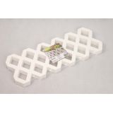 Płotek ogrodowy, obrzeże 236x22 zestaw 4 szt - GOP 4 Grindi - 2