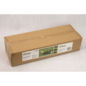 Palisada ogrodowa obrzeże, brązowy - GOP 7 heksagon Grindi - 4