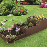 Palisada ogrodowa obrzeże, brązowe - GOP 6 Grindi - 4