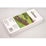 Palisada ogrodowa obrzeże, brązowe - GOP 6 Grindi - 4