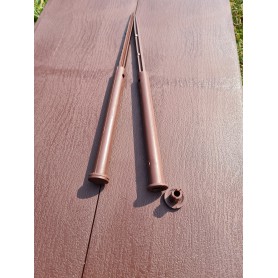 Palisada ogrodowa obrzeże, brązowe - GOP 6 Grindi - 6