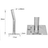 Wieszak, hak na koła naścienny zestaw 4 szt - PGU 1 Velano - 2