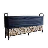 Wasserdichter Holzregalschutz Brennholzregal Silvam II- Kurz Grindi - 1