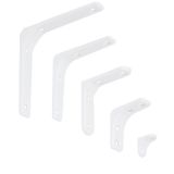 Wspornik półki prosty biały - WSM Velano - 1