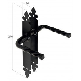 Klamka bez otworu (komplet) - WHB 90 DMX - 3