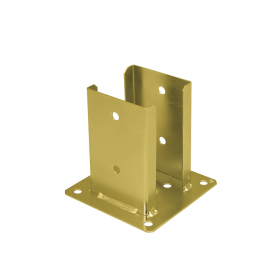 Ozdobna podstawa słupa przykręcana do betonu PSPD - żółta GRUNDLINE - 4