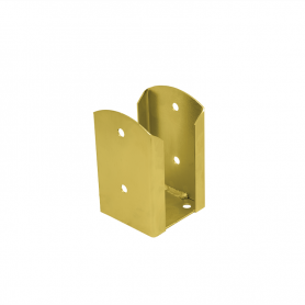 Podstawa słupa przykręcana do betonu PSPW - żółta GRUNDLINE - 1