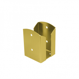 Podstawa słupa przykręcana do betonu PSPW - żółta GRUNDLINE - 4