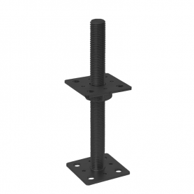 Podstawa słupa - regulowana gwintowana - PSR M20 - czarna GRUNDLINE - 1