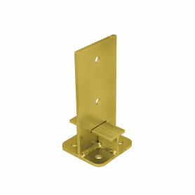 Podstawa słupa - przykręcana do betonu PUW - żółta GRUNDLINE - 4