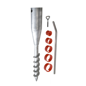 Podstawa słupa - wkręcana - PWS 68x560x1,8 GRUNDLINE - 1