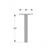Podstawa słupa - kotwa do betonu - PPS GRUNDLINE - 2