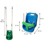 Siedzisko kubełkowe plastikowe - czerwono-żółte - GHS 5 Grindi - 2