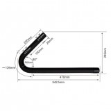 Wieszak garażowy na deskę, snowboard - PGW 4 Velano - 5