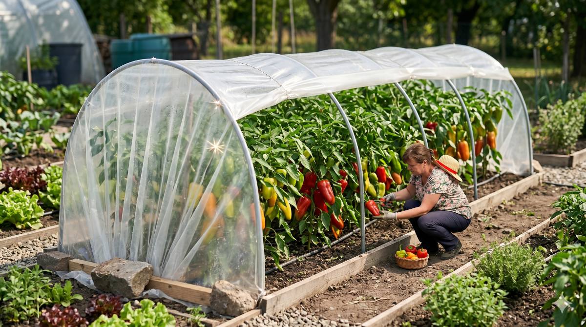 uprawa papryki w tunelu foliowym