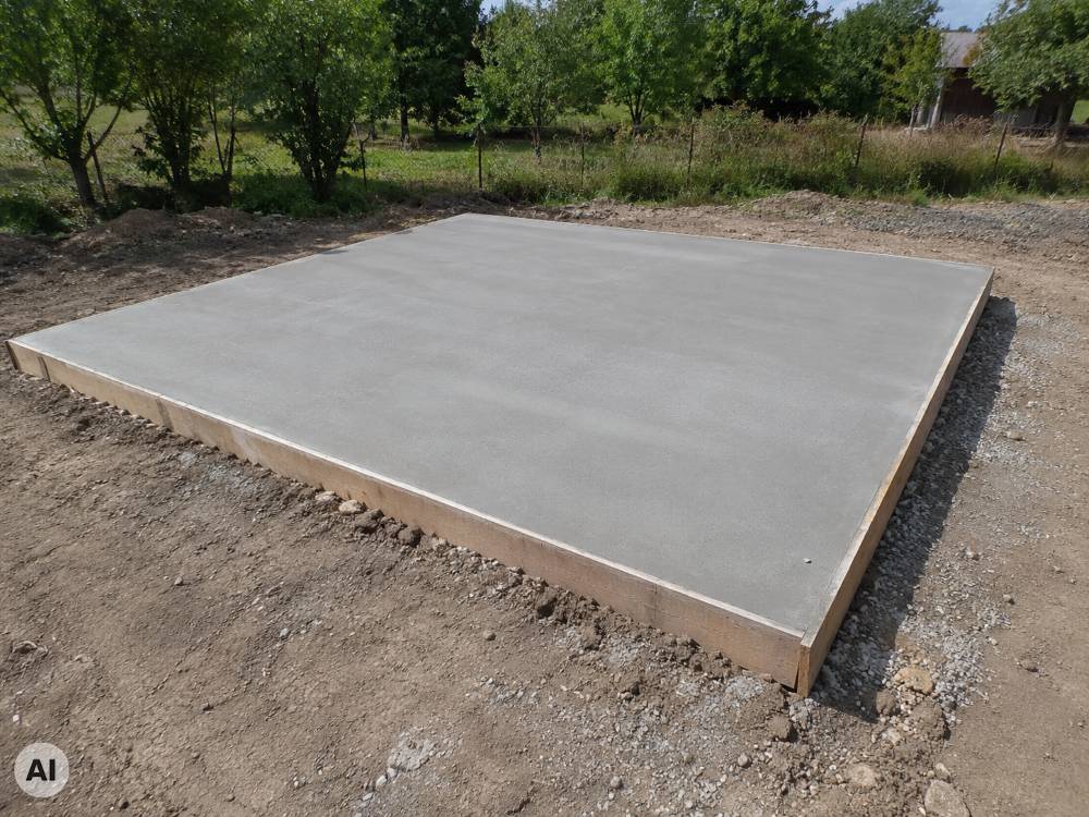 Wylewka betonowa pod domek