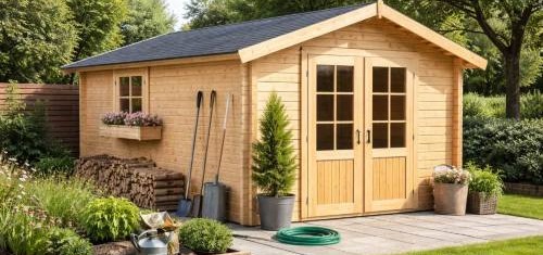 Domek narzędziowy – czy trzeba zgłaszać, jaka odległość od granicy działki?